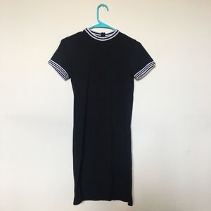 Bodycon Dress with Striped Detail